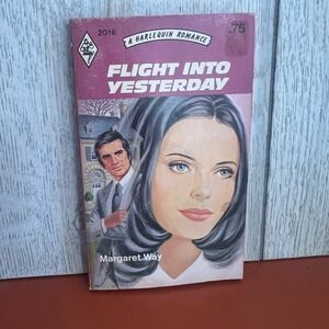Vintage Harlequin Romance Flight Into Yesterday Margaret Way 1976 Paperback 2016